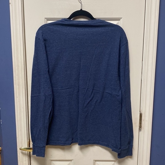 Polo Ralph Lauren Men's Crew Neck Long Sleeve Tee Navy Heather Size Large - Picture 5 of 8